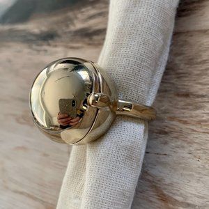 Dyrberg/Kern Manali shiny gold dome ring